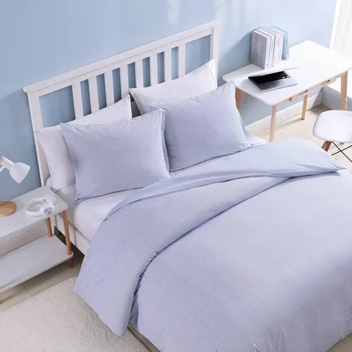 Miniatura 3 de Poppy & Fritz - Juego de funda de edredón tamaño King, ropa de cama reversible de algodón con fundas a juego, decoración casual del hogar
