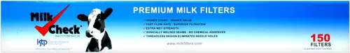 Miniatura 2 de Milk Check Calcetín de filtro de leche de 4 7/8" x 33 1/2" (150 filtros/Bx) - Flujo rápido