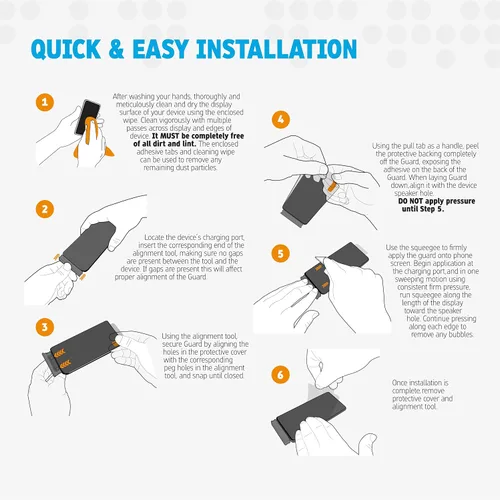 Miniatura 6 de Gadget Guard Protector de pantalla Flex con GuardPlus $150 Promise, protector de pantalla inastillable, 5 veces más fuerte que el vidrio templado