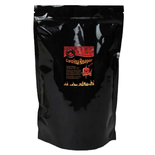 Miniatura 9 de Fiery Farms - Cápsulas enteras de pimienta roja extremadamente picante Carolina Reaper XXX Heat Complex sabor dulce afrutado – Cápsulas de chile