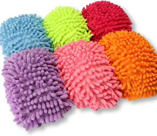 Miniatura 8 de LIOOBO Zapatilla de fregona para zapatos, multifuncional, lavable, reutilizable, para limpieza de polvo, calcetines para cocina, baño, oficina