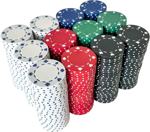 Miniatura 11 de SEETOOOGAMES Fichas de póquer de casino - 100 piezas 0.41 oz Diseño adecuado - 4