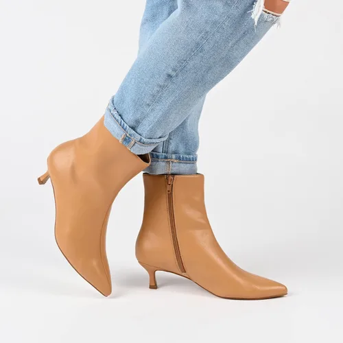 Miniatura 6 de Journee Collection Botines de tacón de gatito de ancho medio y ancho para mujer