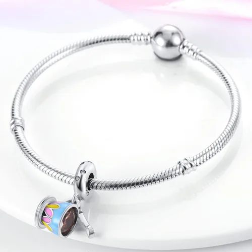 Miniatura 4 de Parmuz Charms for Bracelets 925 Sterling Silver summer travel Ocean Lucky charm beads Pendant Jewelry for Woman Mom