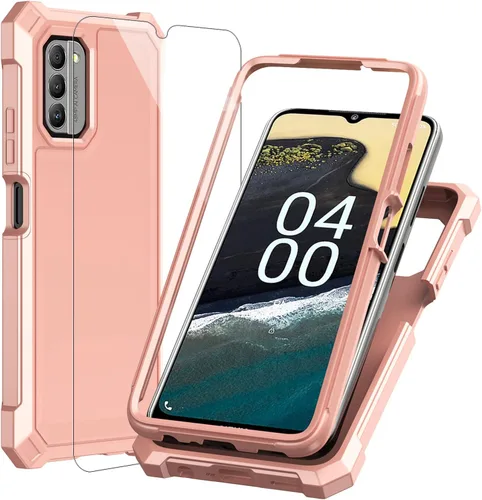 Ailiber Funda para Nokia G310, Nokia G310 con protector de pantalla, protección de estructura de 2 capas, esquinas que absorben los golpes, Esquinas