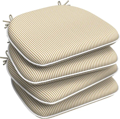 Miniatura 58 de LVTXIII - Cojines de asiento de patio de 16 pulgadas de profundidad x 17 pulgadas de ancho, cojines para sillas de exteriores, para todo tipo de gris