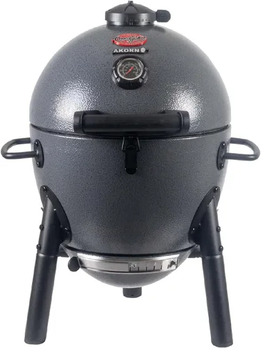 Char-Griller E86714 AKORN Jr. Parrilla a carbón portátil tipo Kamado Ceniza