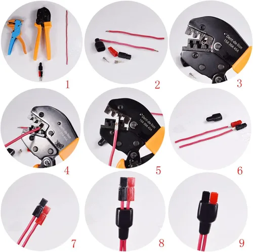 Miniatura 6 de Conector de Batería 30A de Conexión Rápida Modular Conectores de Alimentación de Batería de Desconexión Rápida (20)