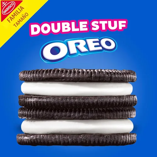 Miniatura 4 de Galletas de doble relleno OREO Chocolate, Tamaño Familiar, Paquetes de 3