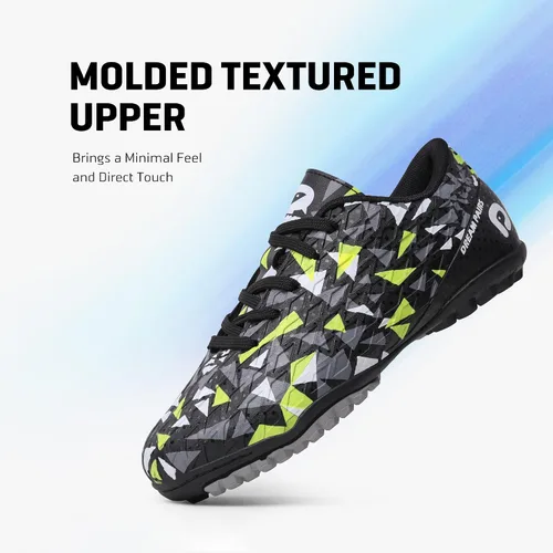 Miniatura 6 de DREAM PAIRS Zapatos de fútbol de interior para niños y niñas con cordones (bebéniño pequeñoniño grande)