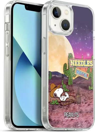 Miniatura 176 de Head Case Designs Funda de gel con licencia oficial de Peanuts Nebula Cactus Needles Snoopy Space Cowboy [protección de grado militar] compatible