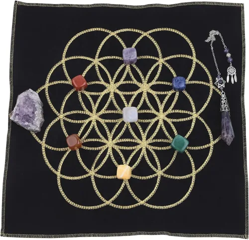 Miniatura 3 de Rockcloud Kit de meditación de tótem de piedra curativa para principiantes, adivinación, suministros de altar wiccano, decoración del hogar