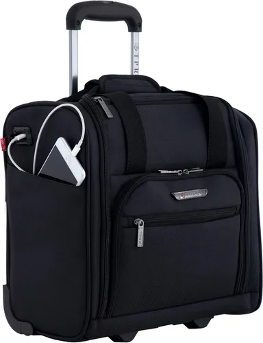 TPRC 15" Smart equipaje de mano para abajo del asiento, con puerto de carga USB, Opción de color negro.), PR-85315-001