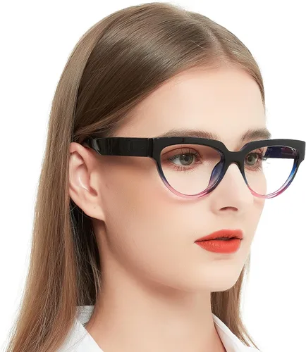 Miniatura 11 de OCCI CHIARI Anteojos de lectura anchos para mujer con bisagra de resorte