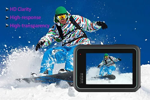 Miniatura 2 de Protector de pantalla para GoPro Hero 12 11 10 9, protector de pantalla de vidrio templado + protector de lente de vidrio templado + protector