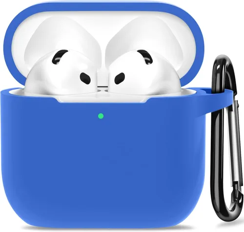 Miniatura 18 de Funda para AirPods 4, funda de silicona compatible con Apple AirPods de 4ª generación, color rojo