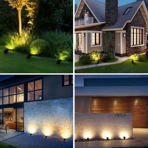 Miniatura 7 de SOTTLOT Luces solares para senderos al aire libre, luz solar regulable con IP65 a prueba de agua, 500LM 3000K iluminación solar al aire libre