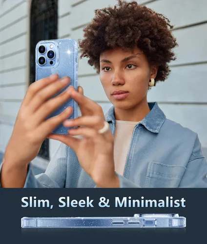 Miniatura 624 de FNTCASE Funda para iPhone 13 Pro-Max: Fundas magnéticas transparentes compatibles con Magsafe Slim anti amarillamiento protección contra caídas