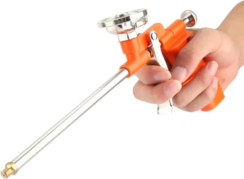 Miniatura 5 de Pistola de espuma, Pistola de aislamiento de espuma de pulverización de aluminio, Herramienta aplicadora de sellado de llenado y llenado de pistola