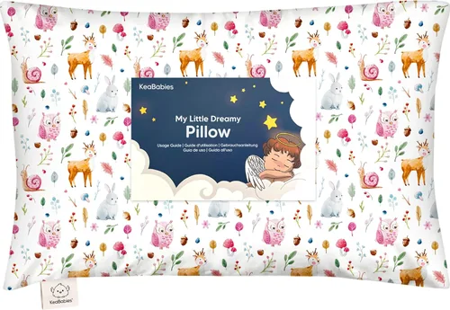 Miniatura 18 de KeaBabies - Almohada con funda para niños pequeños, almohada My Little Dreamy de 13 x 18 pulgadas (ABC Land)