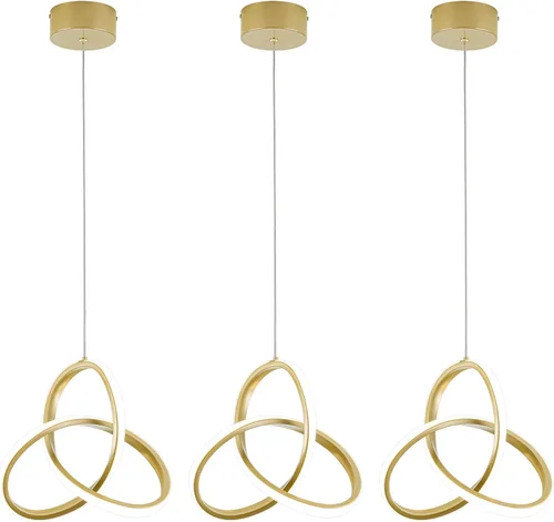 Miniatura 19 de MAYNA Lámpara Colgante LED en Espiral, Candelabro LED Moderno de 18W, 4000K Lámpara Colgante de Altura Ajustable para Cocina, Sala de Estar