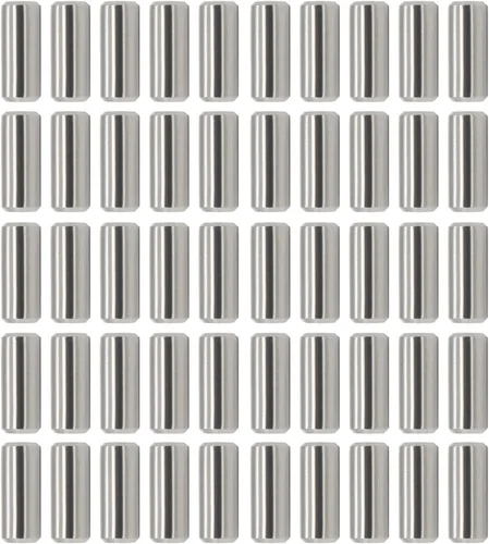50 clavijas de 0.118 in de diámetro x 0.236 in de longitud 304 de acero inoxidable 304 clavijas de soporte de barra de metal elementos usados en la