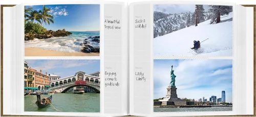 Miniatura 4 de Pioneer Photo Albums DA-200MAP/WM - Álbum de fotos de 200 bolsillos con cubierta de diseño de viaje impresa, mapas del mundo, 4 x 6 pulgadas