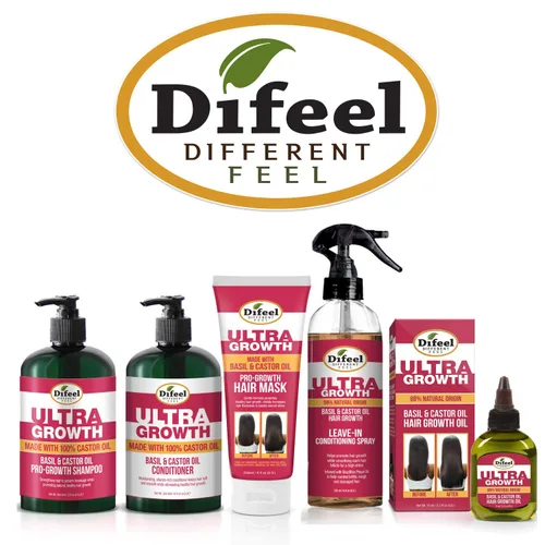 Miniatura 4 de Difeel Juego de champú y acondicionador Ultra Growth – Incluye 12 onzas cada uno de champú y acondicionador, promueve el crecimiento, ideal