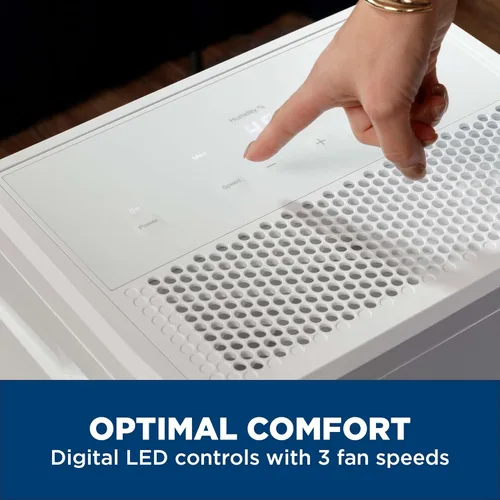 Miniatura 3 de GE Deshumidificador portátil de 25 pintas, perfecto para dormitorio, sótano y garaje o habitaciones de hasta 1500 pies cuadrados, ideal para áreas