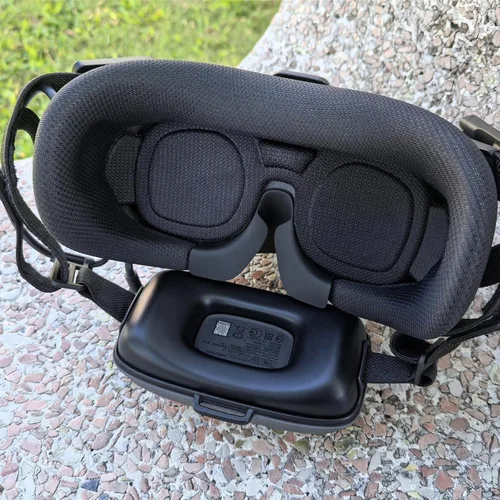 Miniatura 4 de Combo de acolchado de espuma y película de vidrio templado para DJI Goggles N3 – Almohadilla ocular a prueba de polvo y protector de pantalla HD