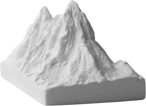 Miniatura 4 de TRANSGOOD Modelo de montaña en miniatura Alpes suizos Souvenir Yeso Suiza Artesanía Regalo Decoración del Hogar Colección Pisapeles