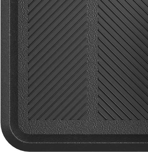 Miniatura 8 de Tapete moderno de goma antideslizante para interiores y exteriores, diseño de líneas de lavado de manguera, de 16 x 32 pulgadas, para entrada