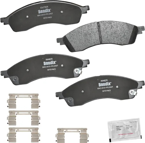 Miniatura 351 de Pastillas de freno delanteras cerámicas Bendix Priority1 CFC2302 para Hyundai Elantra 2021, Sonata 2022-2020, Kia K5 2023-2021