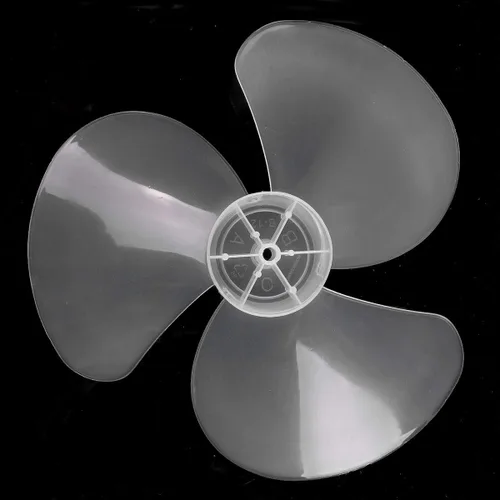 Miniatura 4 de dPois Plástico 3 hojas de repuesto para ventilador de pie ventilador ventilador mesa Fanner general accesorios blanco 12 pulgadas