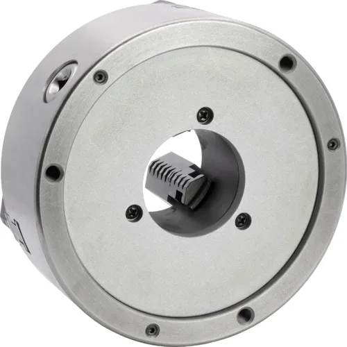 Miniatura 3 de CME Portabrocas de torno autocentrante de 3 mandíbulas de 8 pulgadas con placa de respaldo Camlock D1-5, mordazas reversibles de dos piezas