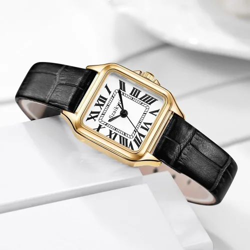 Miniatura 3 de Classic Relojes cuadrados de mujer con números romanos, de vestir, informal