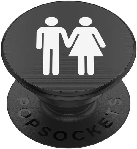 Agarre para teléfono PopSockets con soporte expansible, agarre adhesivo - Amor lenticular