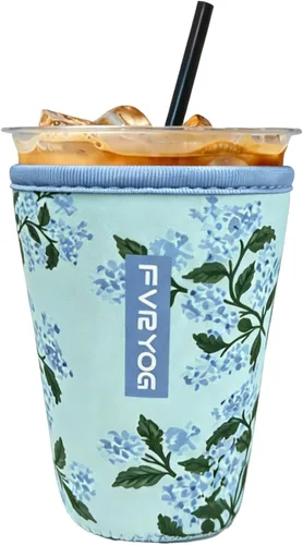 Miniatura 19 de Fundas de neopreno reutilizables aisladas para café helado, fundas para tazas de café helado, fundas para bebidas heladas y calientes