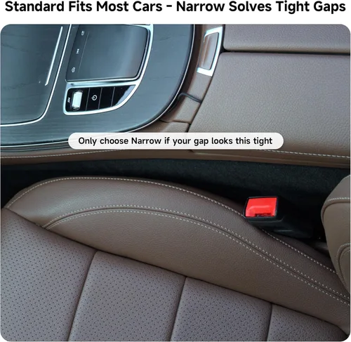 Miniatura 4 de Givifive Juego de 2 rellenos de espacio para asiento de automóvil, espuma suave, multifuncional, con organizador y función de gancho, tapón
