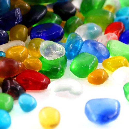 Miniatura 3 de Hilitchi Piedras preciosas de vidrio planas, mármoles de vidrio para eventos, bodas, cumpleaños, Navidad, decoración de jarrones, rellenos de mesa