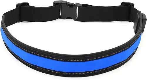 Miniatura 7 de BSEEN Cinturón LED para correr, cintura LED reflectante recargable por USB, cinturón de luz de seguridad intermitente para corredores, corredores