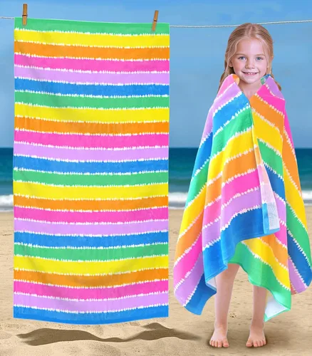 Miniatura 9 de VOOVA & MOVAS Toallas de playa redondas con borlas, manta bohemia extra grande de 59 pulgadas - 100% algodón De gran tamaño Tapete suave, negro
