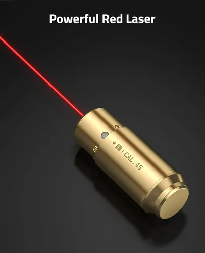 Miniatura 4 de CVLIFE Bore Sight Laser 223 5.56mm/9mm/.243.308/12 Calibre/7.62x39mm/.45 acp Visor Láser Rojo