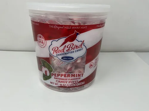 Miniatura 5 de Red Bird Peppermint Puffs - Tina de 18 onzas (versión original) (paquete de 2)