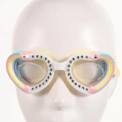 Miniatura 7 de Hemobllo Swim Goggles with Heart-shaped Frame Comfortable Anti-leak Eye Protector for Lightweight Flexible Strap and Fog Resistant Pool Glasses for