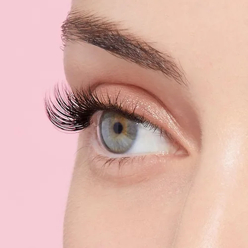 Miniatura 15 de KISS imPRESS Falsies, pestañas autoadhesivas a presión, 12mm-14mm de volumen natural, pestañas a presión, negro, sin necesidad de pegamento, banda