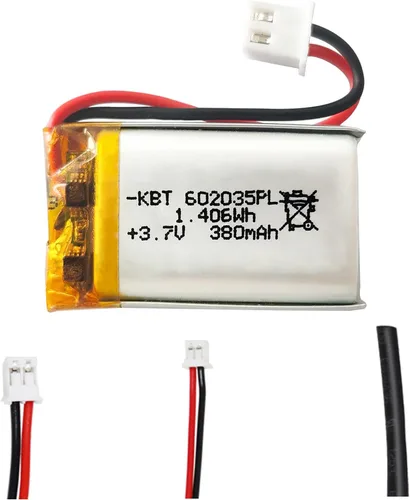Miniatura 7 de KBT 3.7V 1500mAh Batería de Polímero de Litio: 883545 Baterías Lipo Recargables de Iones de Litio con Conector JST para Placa de Desarrollo Arduino