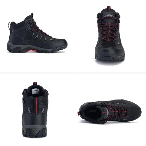 Miniatura 6 de SHULOOK Hiking Boots Men Waterproof Mid Boots Non-Slip LightWeight Comfortable
