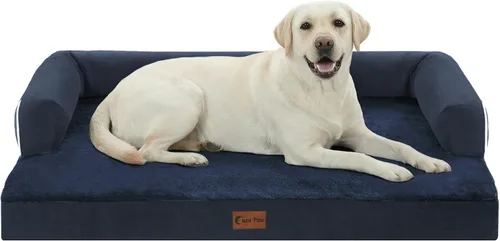 Miniatura 46 de Camas Ortopédicas para Perros de Tamaño Grande, Espuma de Celdas Impermeables tipo Huevera, Camas tipo Sofá para Perros Medianos para Jaula 35x22