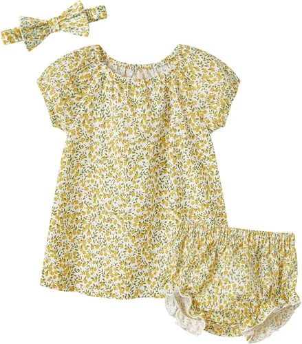 Miniatura 58 de pureborn Vestido de bebé niña 0-24 meses